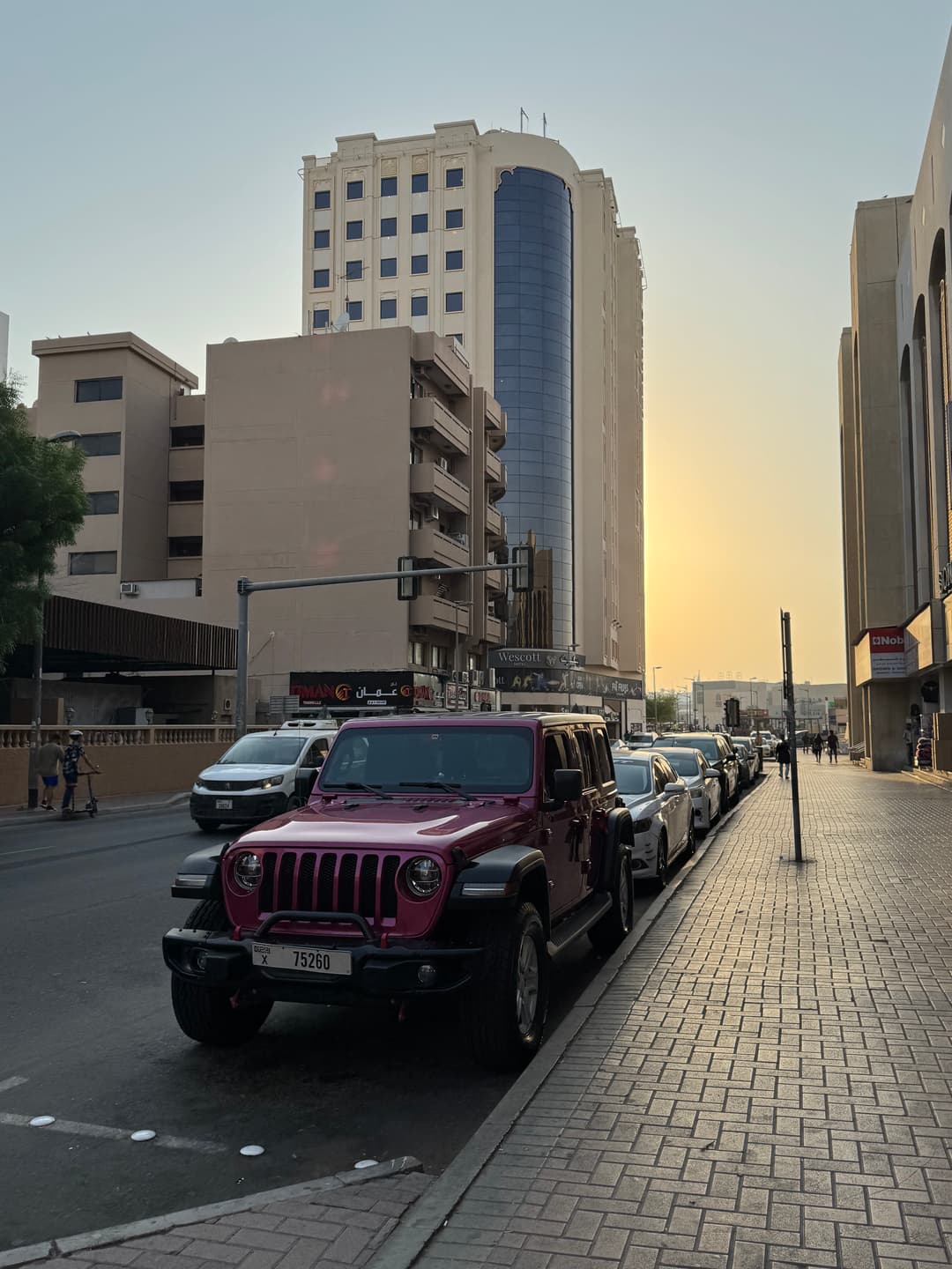 Evening Sunset View Front